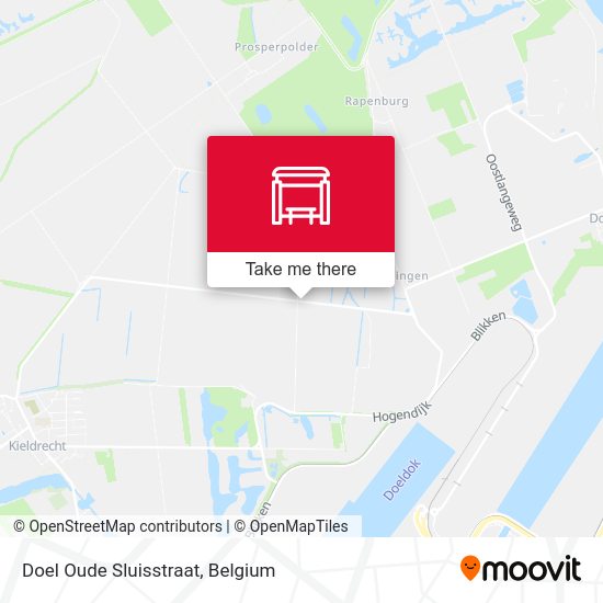 Doel Oude Sluisstraat map