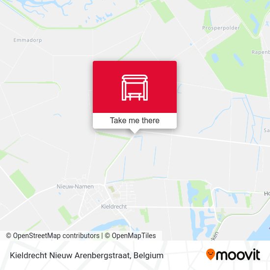Kieldrecht Nieuw Arenbergstraat map