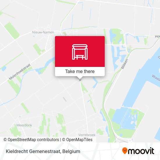 Kieldrecht Gemenestraat plan