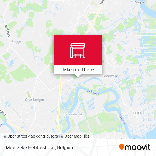 Moerzeke Hebbestraat plan