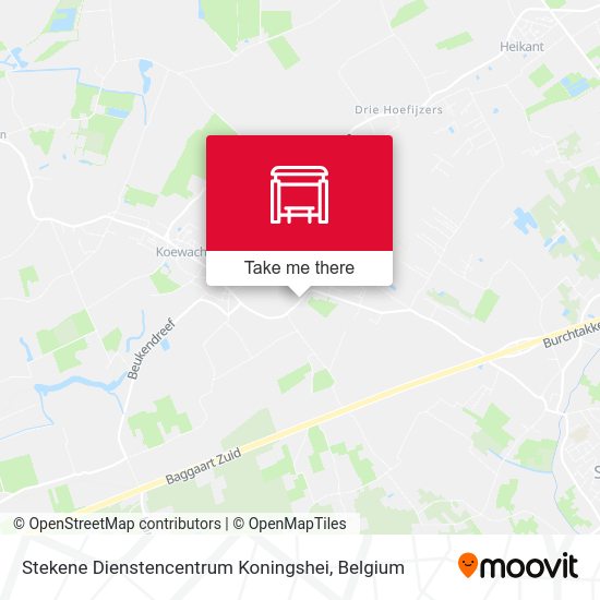 Stekene Dienstencentrum Koningshei map