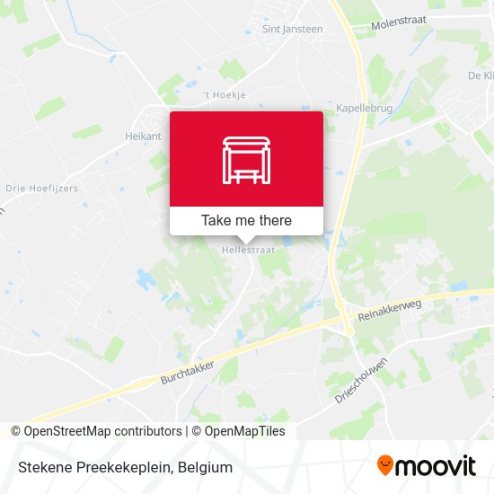 Stekene Preekekeplein plan