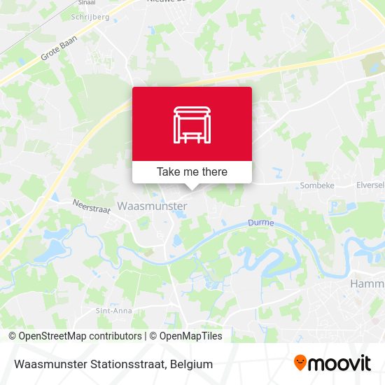 Waasmunster Stationsstraat plan