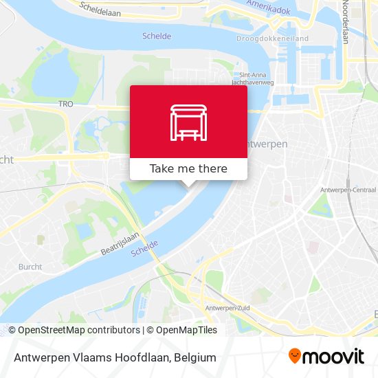 Antwerpen Vlaams Hoofdlaan plan