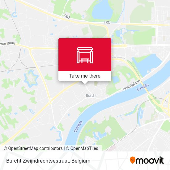 Burcht Zwijndrechtsestraat map