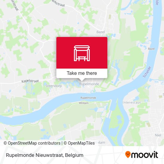 Rupelmonde Nieuwstraat plan