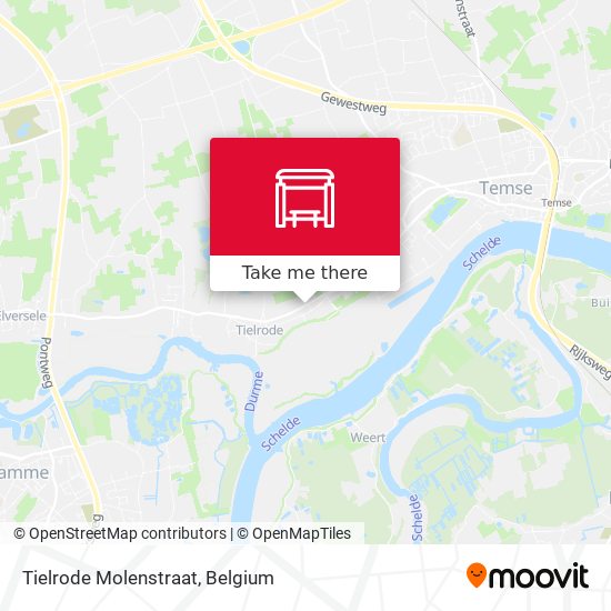 Tielrode Molenstraat map