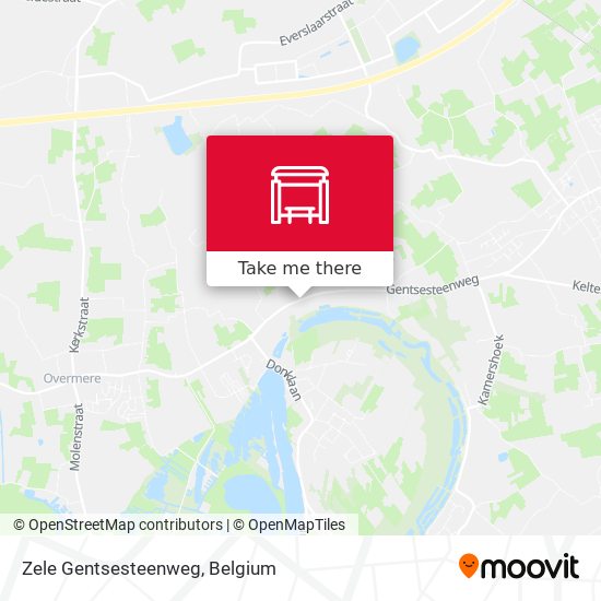Zele Gentsesteenweg map
