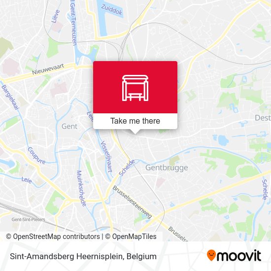 Sint-Amandsberg Heernisplein map