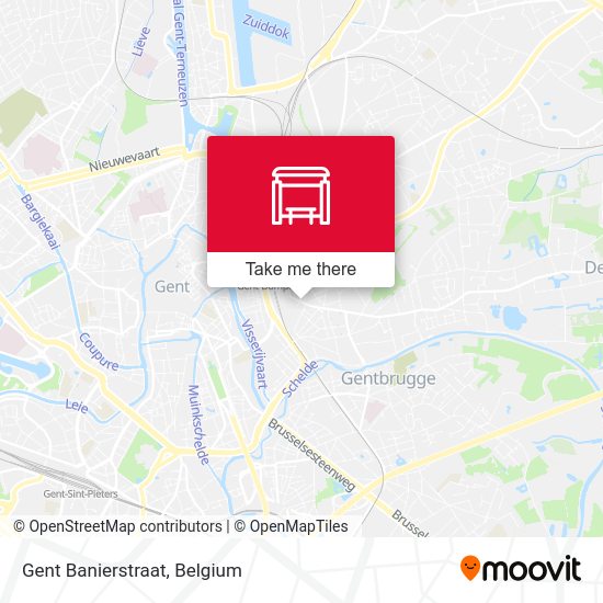 Gent Banierstraat map