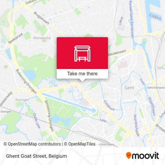 Ghent Goat Street map