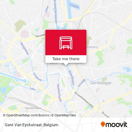 Gent Van Eyckstraat map