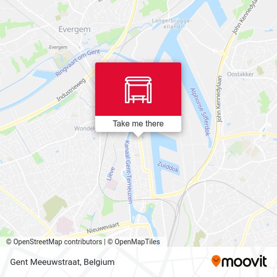 Gent Meeuwstraat map