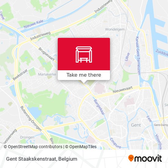 Gent Staakskenstraat map