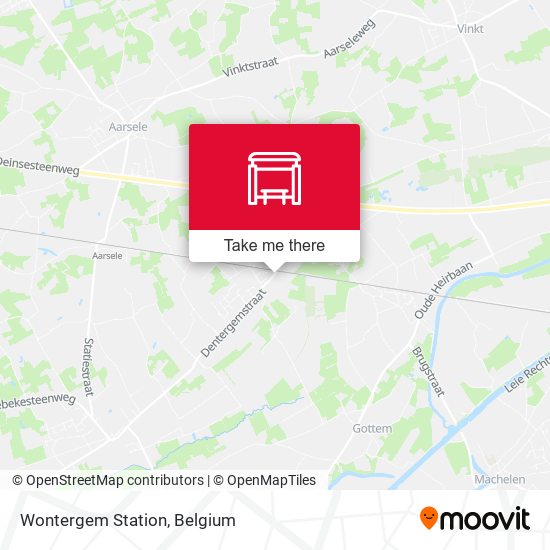 Wontergem Station map
