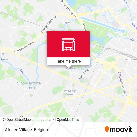 Afsnee Village map