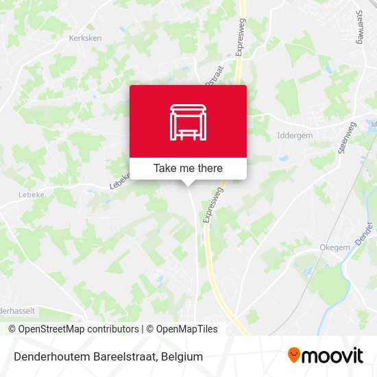 Denderhoutem Bareelstraat plan