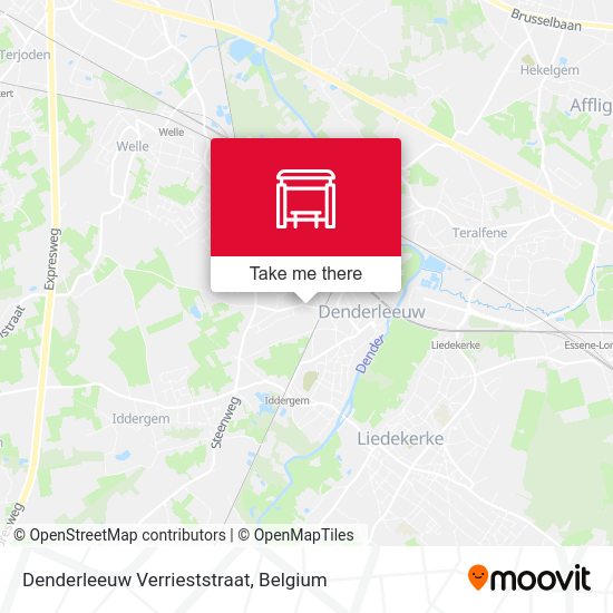 Denderleeuw Verrieststraat plan
