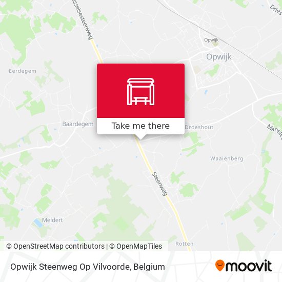 Opwijk Steenweg Op Vilvoorde map