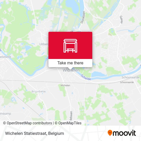 Wichelen Statiestraat plan