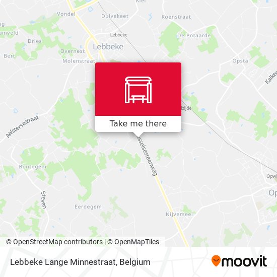 Lebbeke Lange Minnestraat plan