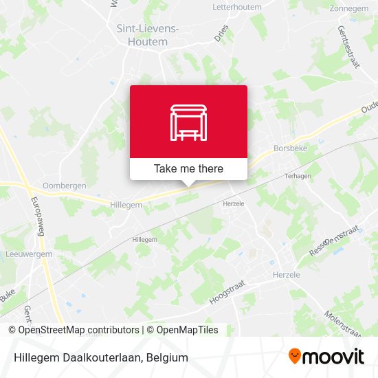 Hillegem Daalkouterlaan map