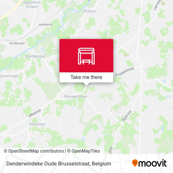 Denderwindeke Oude Brusselstraat map
