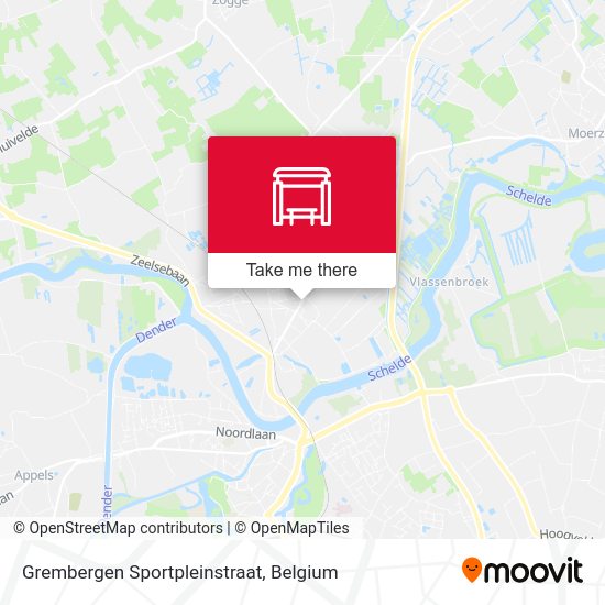 Grembergen Sportpleinstraat map