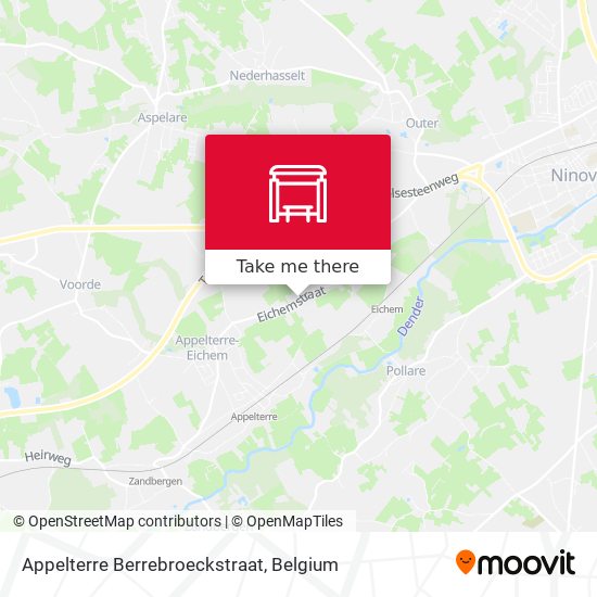 Appelterre Berrebroeckstraat map