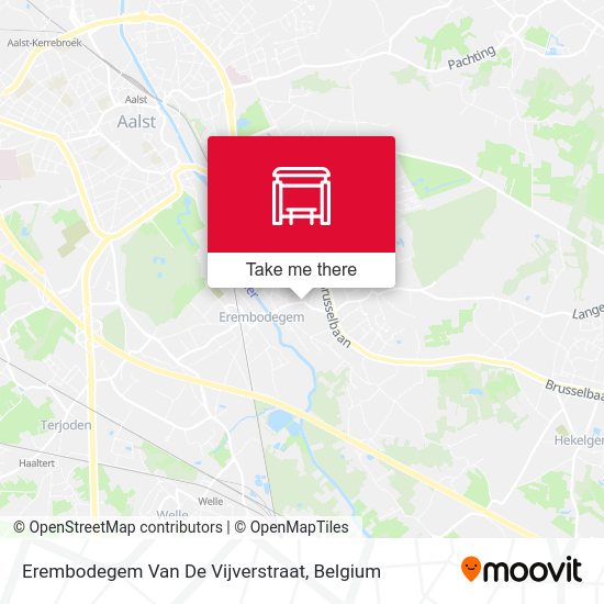Erembodegem Van De Vijverstraat map
