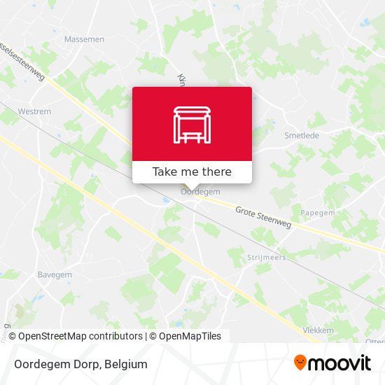 Oordegem Dorp map