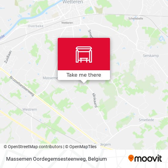 Massemen Oordegemsesteenweg plan