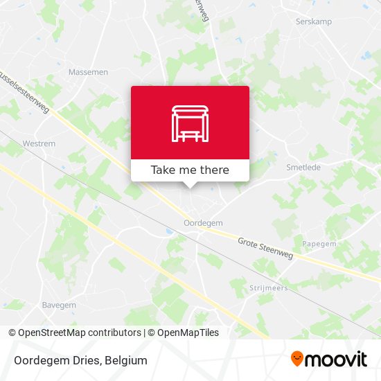 Oordegem Dries map