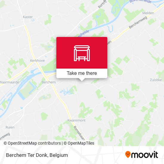 Berchem Ter Donk map