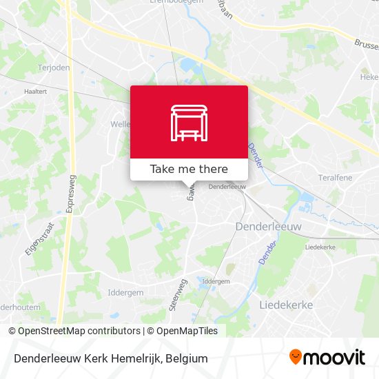 Denderleeuw Kerk Hemelrijk map