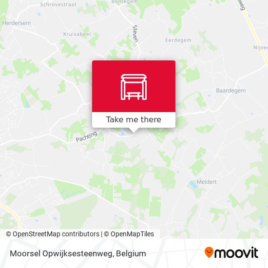 Moorsel Opwijksesteenweg map