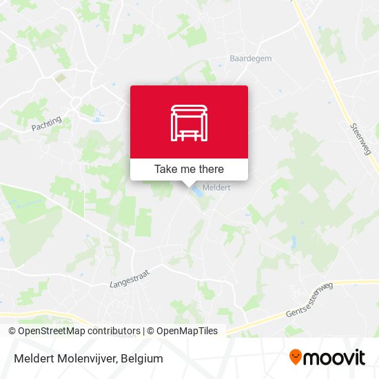 Meldert Molenvijver map