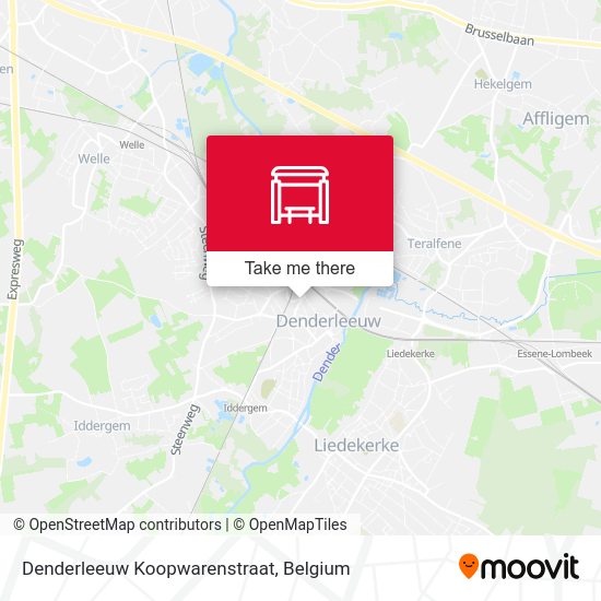 Denderleeuw Koopwarenstraat plan