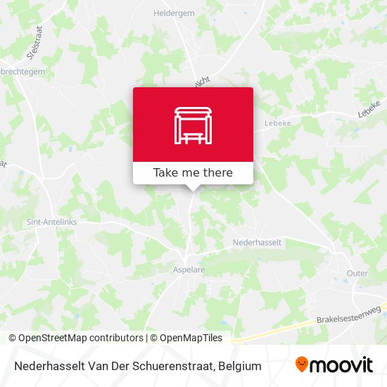 Nederhasselt Van Der Schuerenstraat map