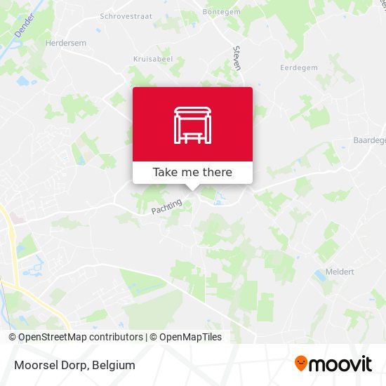 Moorsel Dorp map