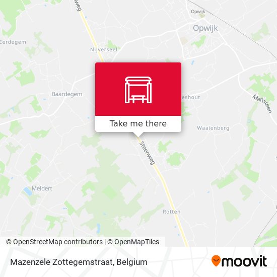 Mazenzele Zottegemstraat map