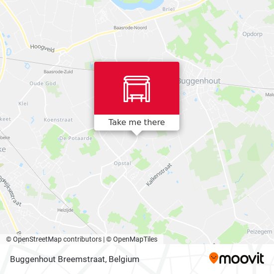Buggenhout Breemstraat map