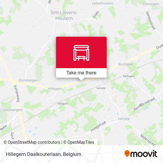 Hillegem Daalkouterlaan plan