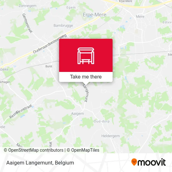Aaigem Langemunt map