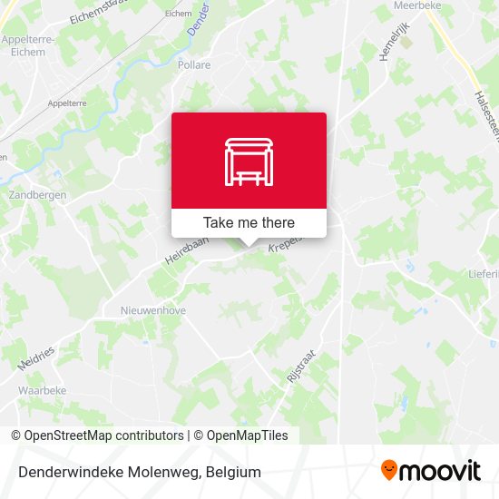 Denderwindeke Molenweg plan