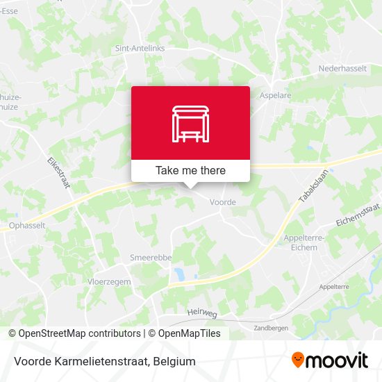 Voorde Karmelietenstraat plan