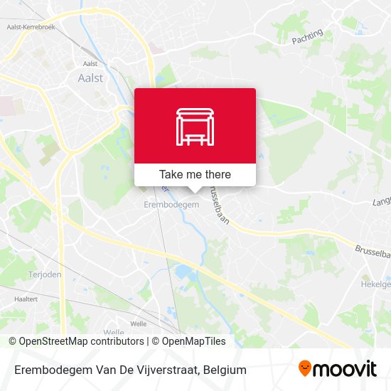 Erembodegem Van De Vijverstraat map