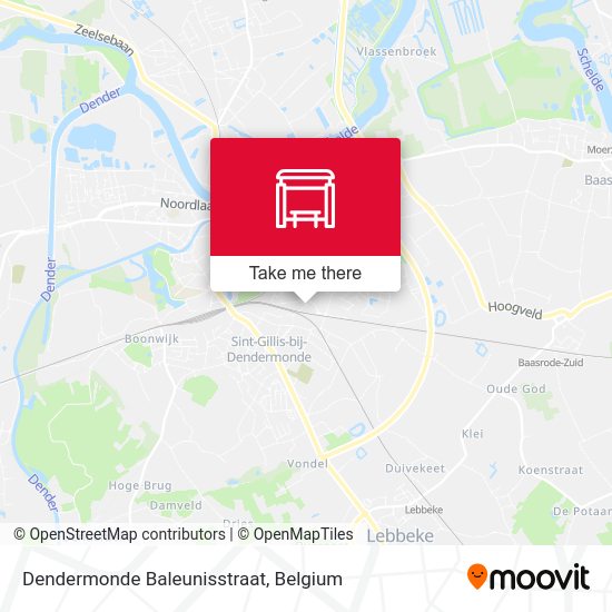 Dendermonde Baleunisstraat map