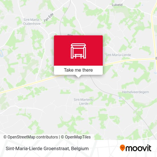 Sint-Maria-Lierde Groenstraat map