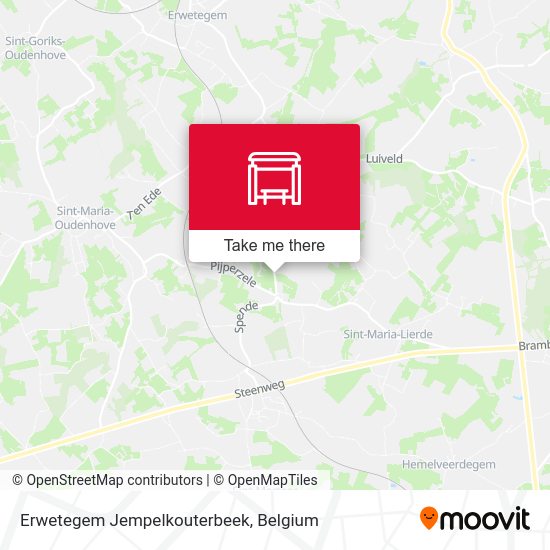 Erwetegem Jempelkouterbeek map